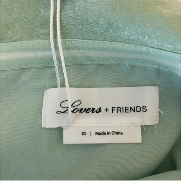 Lovers + Friends Mint Green Strapless Popover Dress - Picture 9 of 12